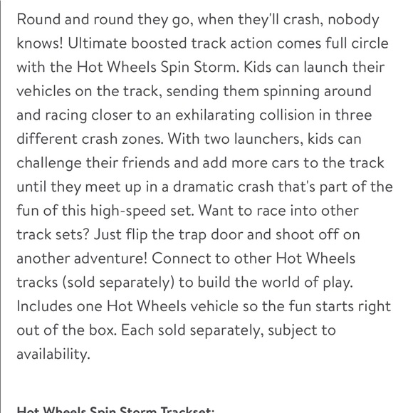 Hot Wheels Spin Storm Trackset - Picture 12 of 16